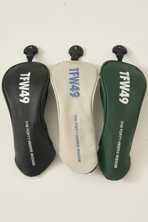 TFW49 ティーエフダブリューフォーティーナイン T132520006 LEATHER UT HEAD COVER UT用ヘッドカバー BLACK 正規通販 ゴルフ メンズ レディース 2025年8月31日入荷予定