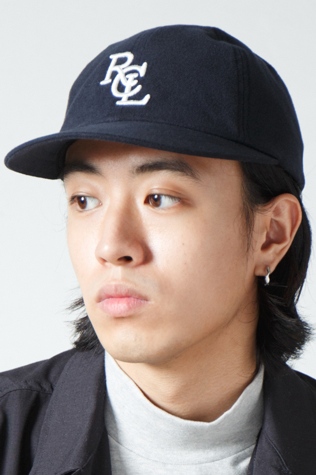 RACAL ラカル RL-23-1320 Cotton Flannel Round Brim Cap コットンフランネルラウンドバイザーキャップ NAVY 正規通販 メンズ レディース