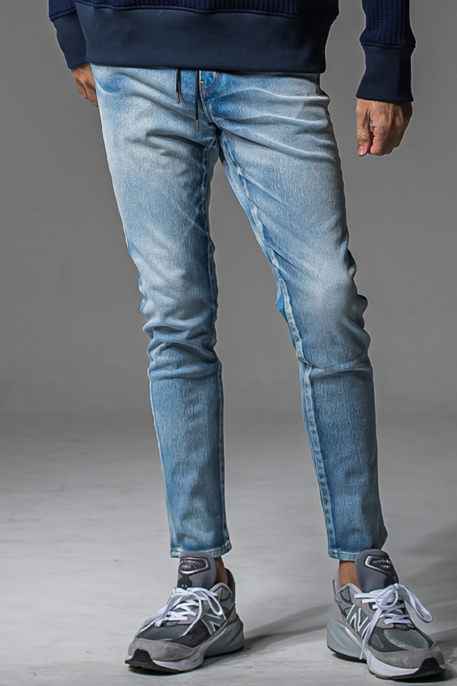 RESOUND CLOTHING  リサウンドクロージング RC37-ST-020 MICK DENIM JERSEY ミックデニムジャージーンズ LIND 正規通販 メンズ 2025年9月25日入荷予定