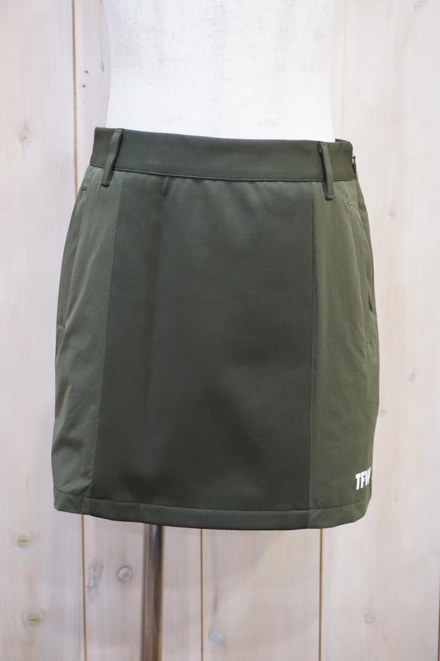 TFW49 TL07222001 MULTI PURPOSESKIRT ストレッチスカート KHAKI × KHAKI 正規通販 ゴルフ レディース