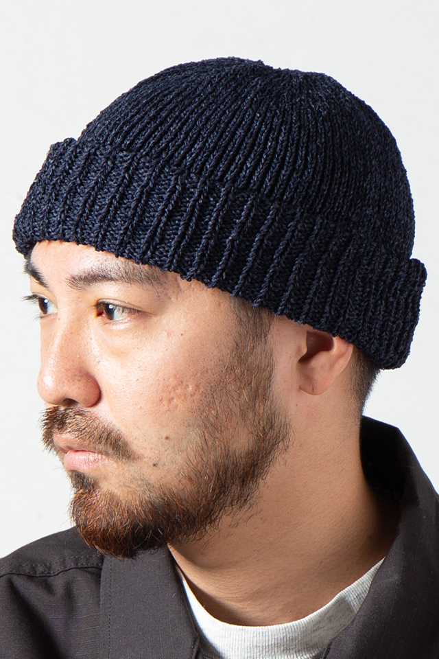 RACAL RL-20-1097 Japanese Paper Roll Knit Cap ロールニットキャップ NAVY 正規通販 メンズ レディース