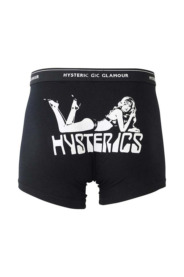 HYSTERIC GLAMOUR ヒステリックグラマー 02261CU01 HYSTERIC WOMAN SCORPION ボクサーブリーフ BLACK 正規通販 メンズ