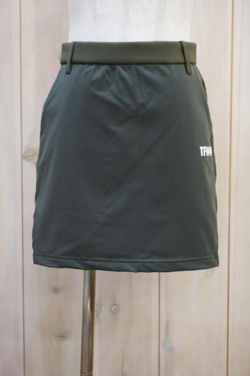 TFW49 TL07222006 SHIELD WARMER SKIRT シールドウォーマースカート KHAKI × KHAKI 正規通販 ゴルフ レディース