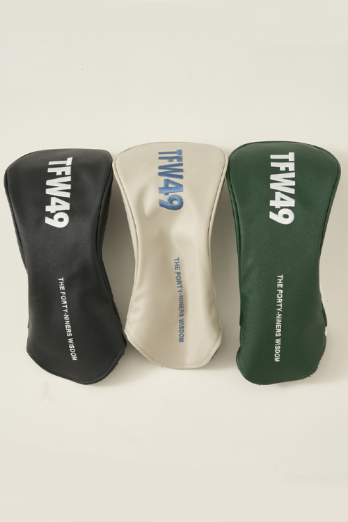 TFW49 ティーエフダブリューフォーティーナイン T132520004 LEATHER ＃01 HEAD COVER ドライバー用ヘッドカバー BLACK 正規通販 ゴルフ メンズ レディース 2025年8月31日入荷予定