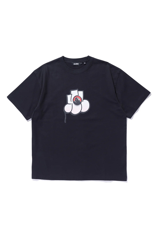 XLARGE エクストララージ 101251011026 THROW UP S/S TEE Tシャツ BLACK 正規通販 メンズ レディース