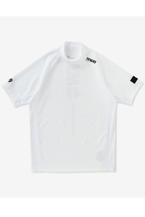 TFW49 T102320006 SIDE MESH MOCK NECK サイドメッシュモックネックT WHITE 正規通販 ゴルフ メンズ