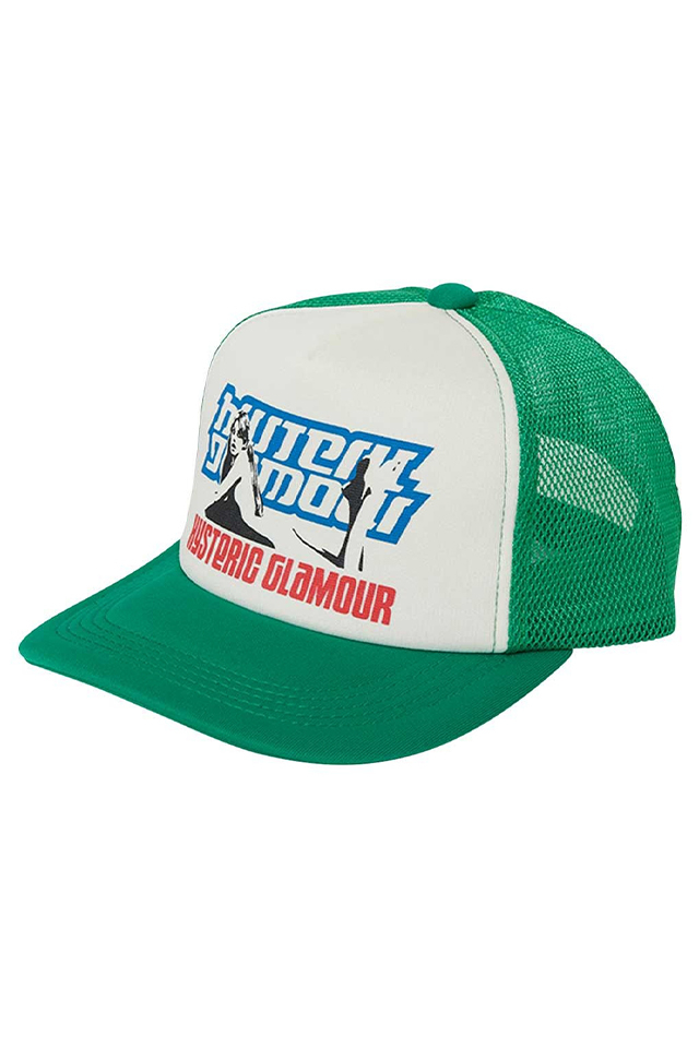 HYSTERIC GLAMOUR ヒステリックグラマー 02261QH04 HYSTERIC BOX メッシュキャップ GREEN 正規通販 メンズ レディース