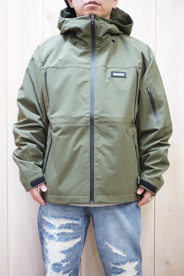 XLARGE エクストララージ 101223021004 3 LAYER JACKET XLARGE 3レイヤードジャケット OLIVE 正規通販 メンズ レディース