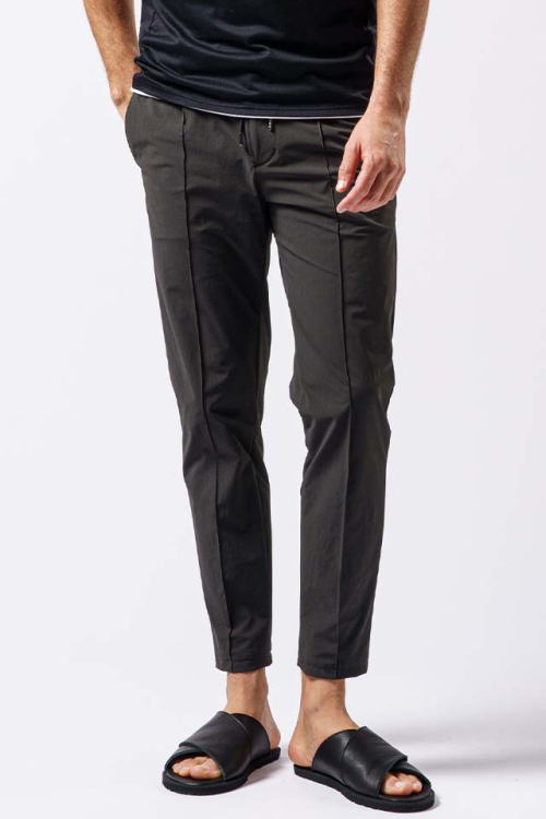 wjk 5981 ny52b re-nylon pin-tuck slacks スラックス D.GRAY 正規通販 メンズ