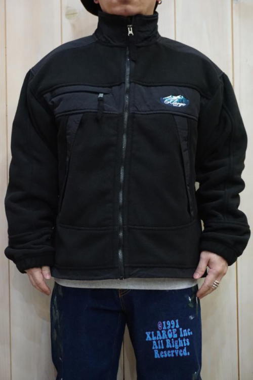 XLARGE PANELED FLEECE JACKET XLARGE フリースジャケット BLACK 101224021017 正規通販 メンズ レディース