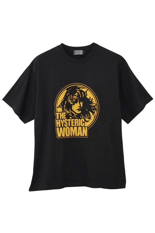 HYSTERIC GLAMOUR ヒステリックグラマー 02231CT10 THE WOMAN HYSTERIC Tシャツ BLACK 正規通販 メンズ