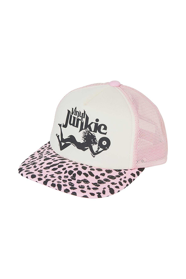 HYSTERIC GLAMOUR ヒステリックグラマー 02263QH07 VINYL JUNKIE メッシュキャップ PINK 正規通販 メンズ レディース