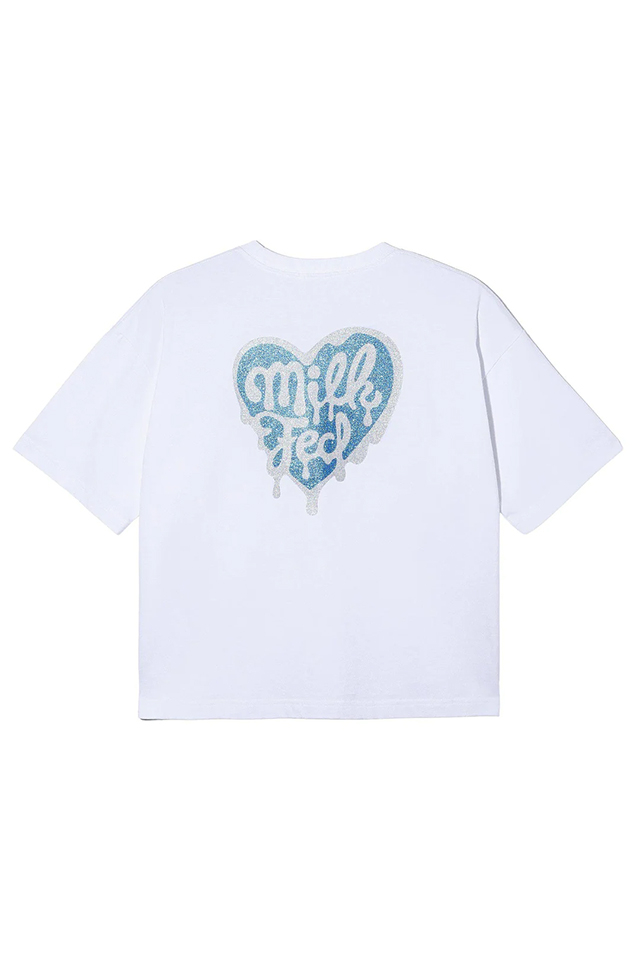 MILKFED. ミルクフェド 103241011003 MELTY HEART S/S TEE MILKFED. Tシャツ WHITE 正規通販 レディース