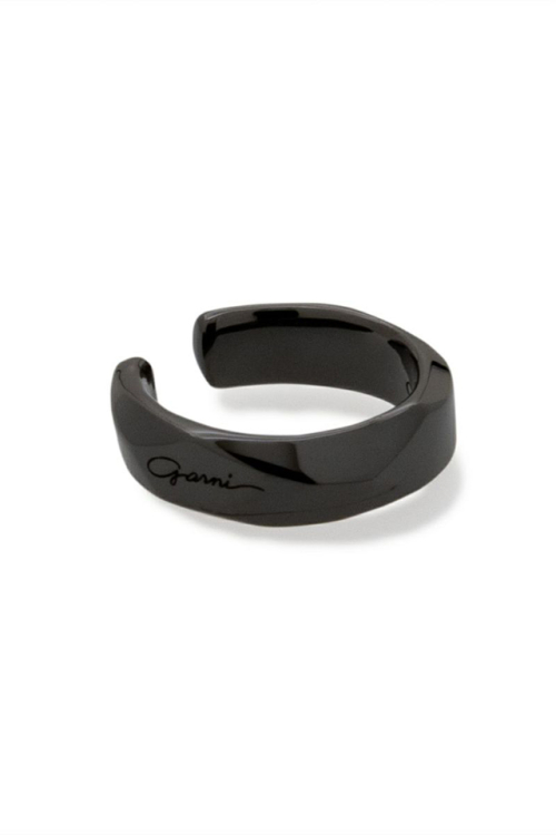 GARNI ガルニ GP25013 Crockery Ring Ear Cuff クロッケリーリングイヤーカフ BLACK (片耳用) 正規通販 メンズ レディース