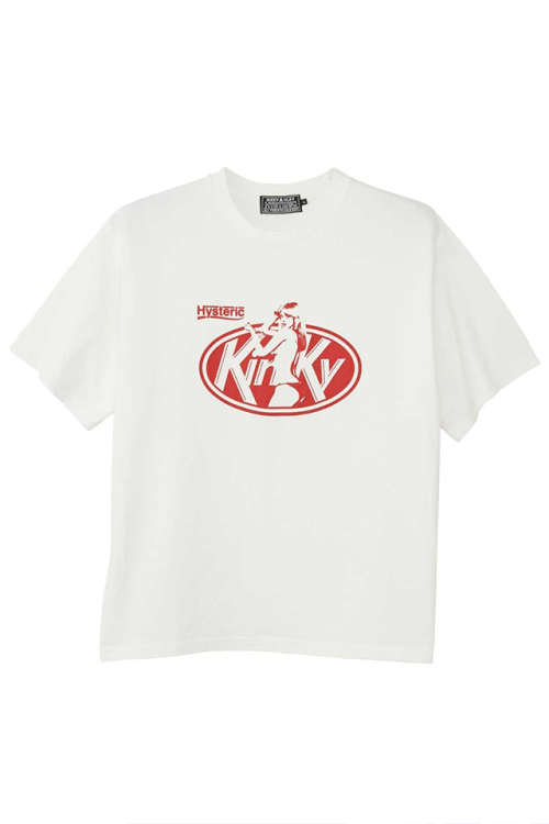 HYSTERIC GLAMOUR ヒステリックグラマー 02231CT06 KINKY LADY Tシャツ WHITE 正規通販 メンズ