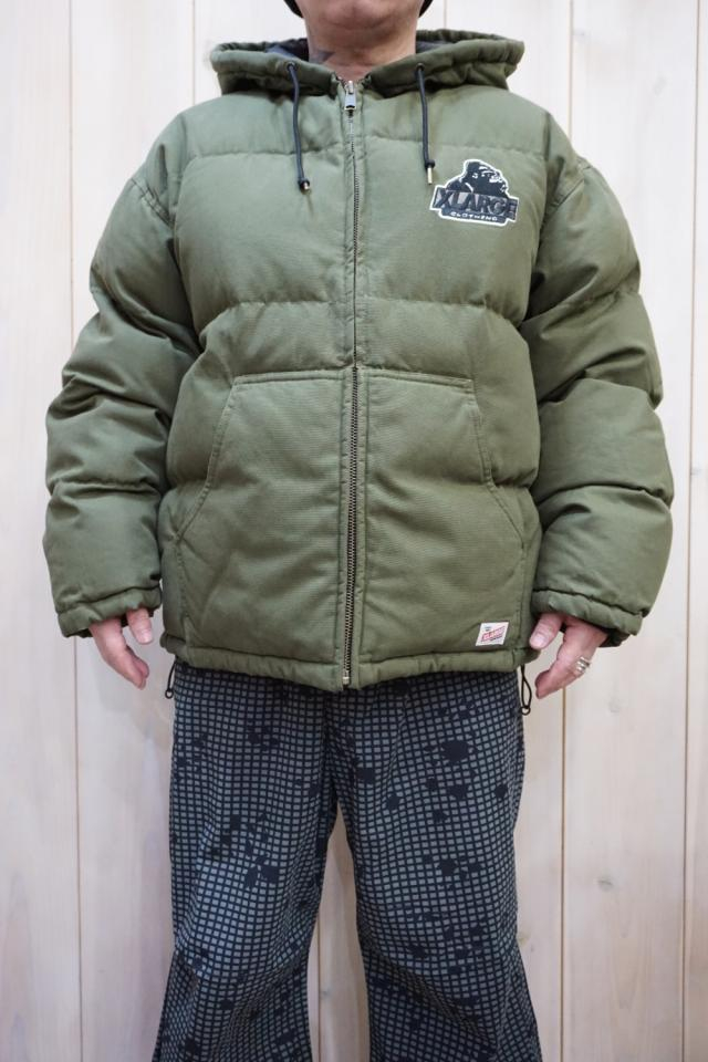 XLARGE 101224021008 ACTIVE DUCK PUFFER JACKET XLARGE パファージャケット OLIVE 正規通販 メンズ レディース