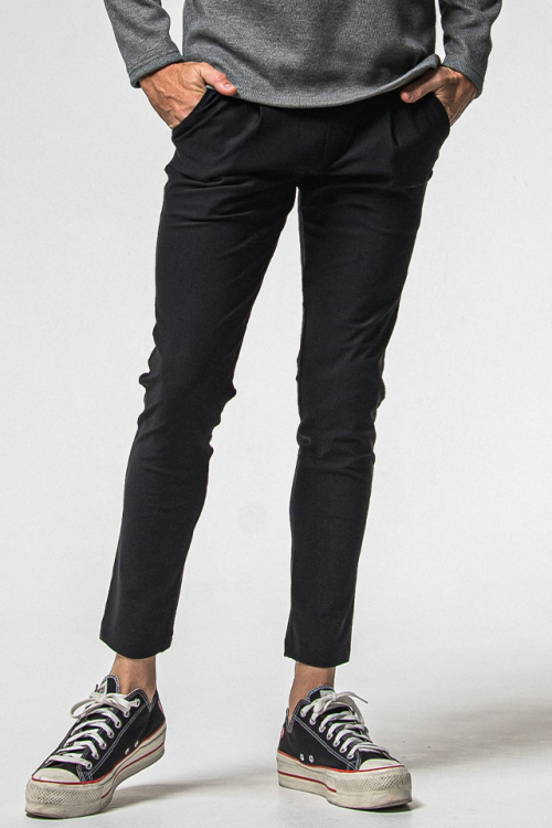 RESOUND CLOTHING リサウンドクロージング RC38-ST-016HT CHRIS EASY HEAT TUCK PANTS クリスイージーヒートタックパンツ BLACK 正規通販 メンズ 2025年11月10日入荷予定