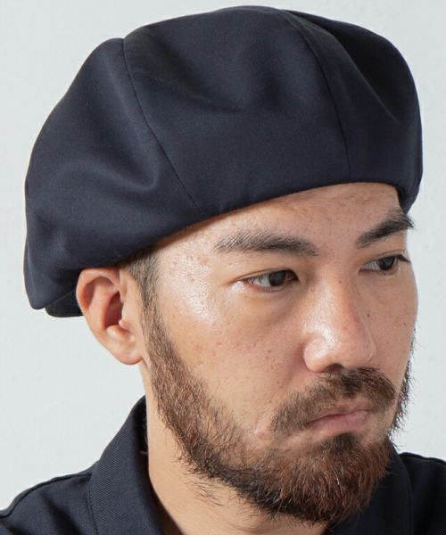 RACAL ラカル RL-22-1203 Tencel Blend C-Satin 8Panel Beret Cas 8パネルベレーキャス NAVY 正規通販 メンズ