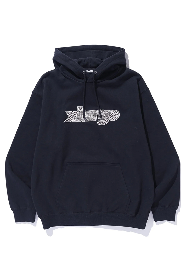 XLARGE エクストララージ 101263012009 PSYCHEDELIC HOODED SWEATSHIRT パーカー BLACK 正規通販 メンズ レディース