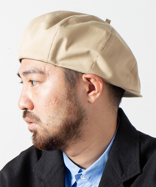 RACAL ラカル RL-22-1248 Organic Cotton 8Panel Beret Cas 8パネルベレーキャス BEIGE 正規通販 メンズ