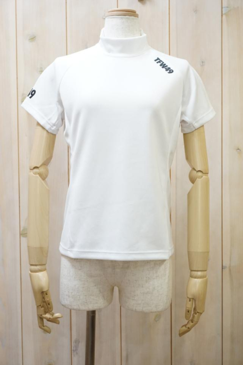TFW49 TL10231006 MESH MOCK NECK T モックネックTシャツ WHITE 正規通販 ゴルフ レディース