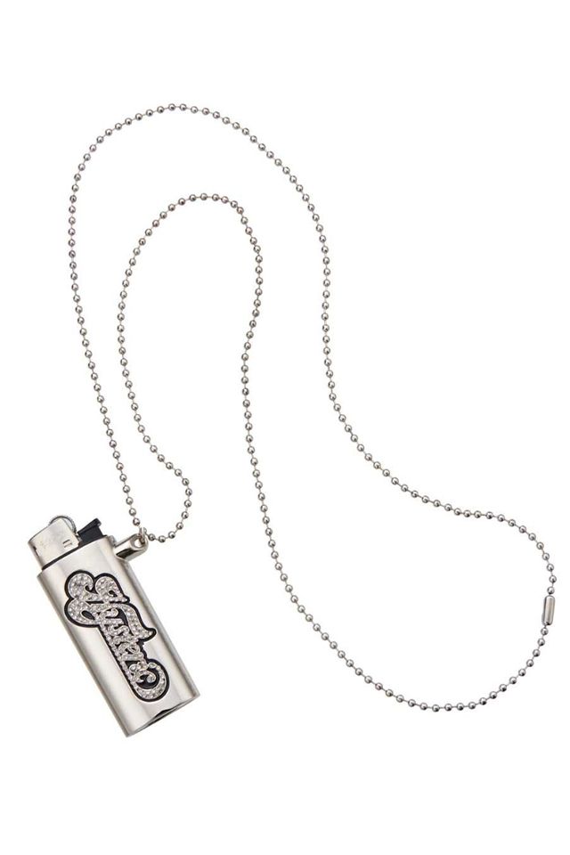 HYSTERIC GLAMOUR ヒステリックグラマー 01241QG12 CREAMY LOGO ライターケースネックレス SILVER 正規通販 レディース