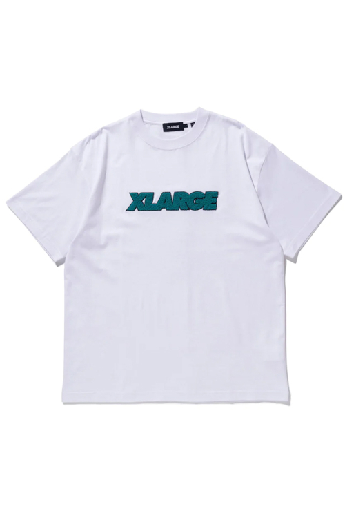 XLARGE エクストララージ 101232011023 CHENILLE STANDARD LOGO S/S TEE XLARGE Tシャツ WHITE 正規通販 メンズ レディース