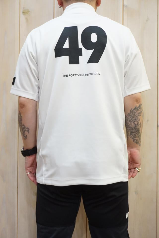 TFW49 ティーエフダブリューフォーティーナイン T102220013 MOCKNECK SIDE MESH T モックネック サイドメッシュTシャツ WHITE 正規通販 メンズ ゴルフ