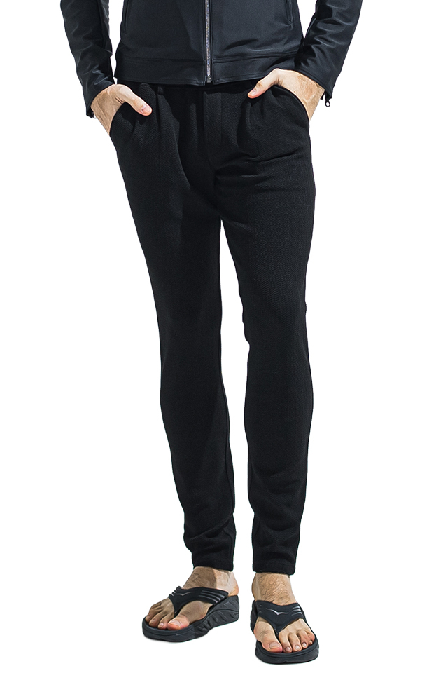 RESOUND CLOTHING  リサウンドクロージング RC40-ST-016T CHRIS EASY TUCK PANTS クリスイージータックパンツ B BLACK 正規通販 メンズ