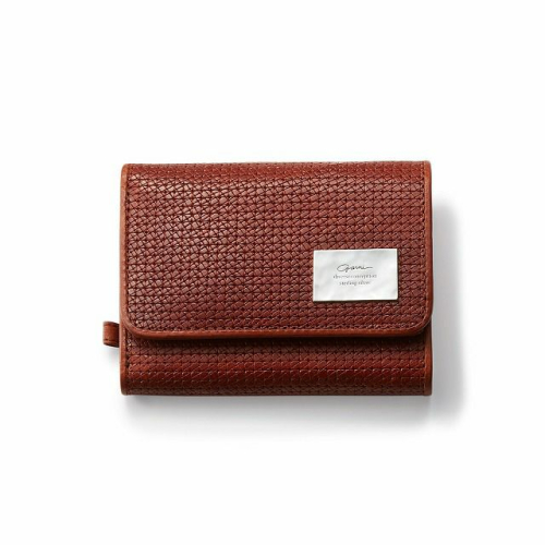 GARNI ガルニ GL22002 Crack Three Fold Wallet - BROWN クラックスリーフォールドウォレット 財布 正規通販 メンズ レディース