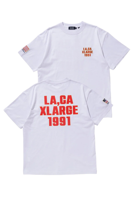 XLARGE エクストララージ 101232011016 LOCAL LOGO S/S TEE XLARGE Tシャツ WHITE 正規通販 メンズ レディース
