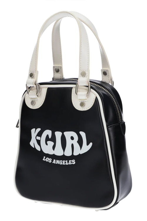 X-girl エックスガール 105232053011 FAUX LEATHER 2WAY BOSTON BAG X-girl ボストンバッグ BLACK 正規通販 レディース