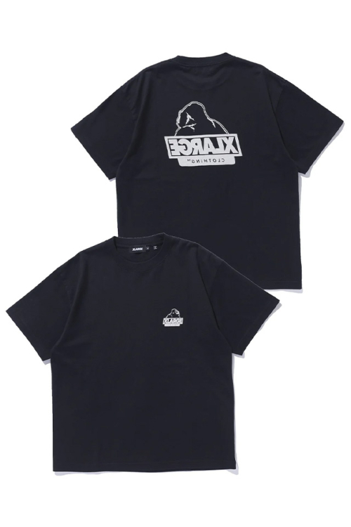 XLARGE エクストララージ 101262011040 BACKSIDE OG S/S TEE Tシャツ BLACK 正規通販 メンズ レディース