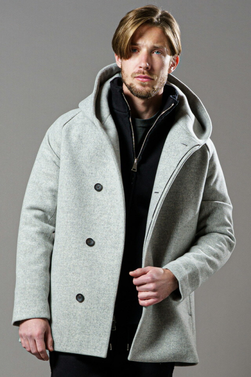wjk ダヴルジェイケイ 1867 wl77a short witch coat ショートウィッチコート L.GRAY 正規通販 メンズ