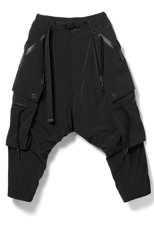 RIPVANWINKLE リップヴァンウィンクル RW-836 SARROUEL CROPPED CARGO サルエルクロップドカーゴパンツ BLACK 正規通販 メンズ 2026年3月31日入荷予定