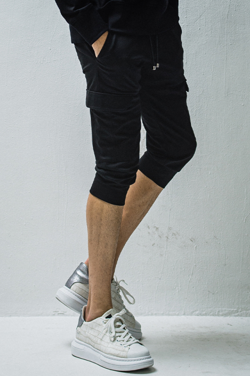 RESOUND CLOTHING  リサウンドクロージング RC39-HP-001 cargo cropped PT カーゴクロップドパンツ BLACK 正規通販 メンズ 2026年4月20日入荷予定