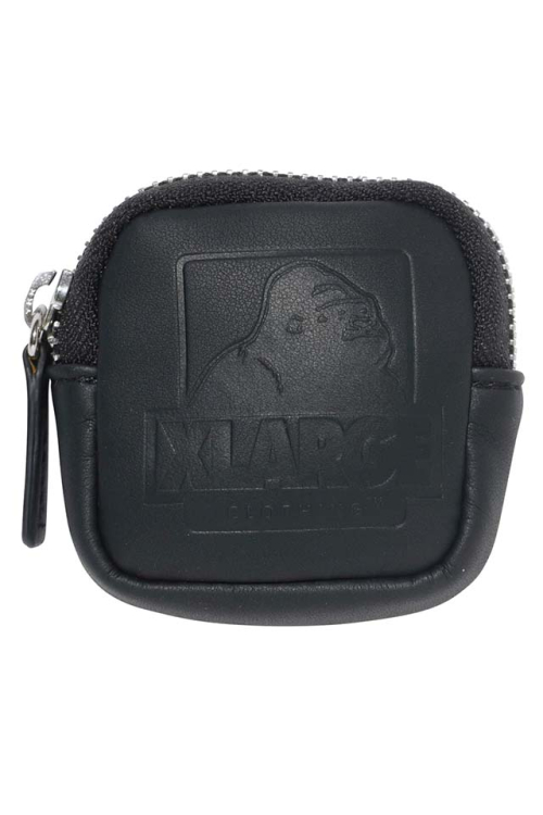 XLARGE エクストララージ 101221054004 OG ECO LEATHER MINI POUCH XLARGE エコレザーコインケース BLACK 正規通販 メンズ レディース