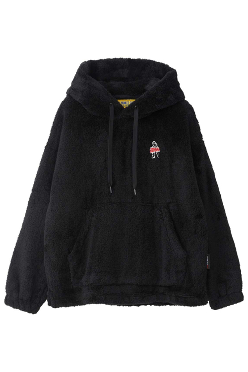 HYSTERIC GLAMOUR ヒステリックグラマー 01233CF04 VIXEN GIRLワッペン パーカー BLACK 正規通販 レディース