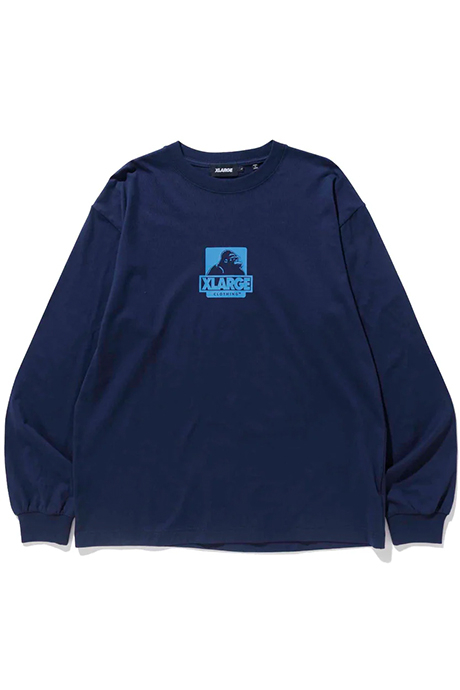 XLARGE エクストララージ 101233011014 OG L/S TEE XLARGE ロングスリーブTシャツ NAVY 正規通販 メンズ レディース