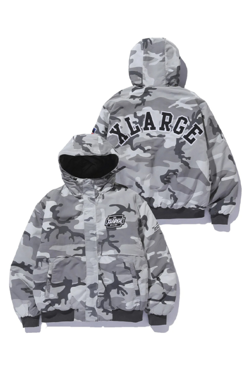 XLARGE エクストララージ 101263021010 NYLON PUFFER JACKET ナイロンパファージャケット CAMO 正規通販 メンズ レディース