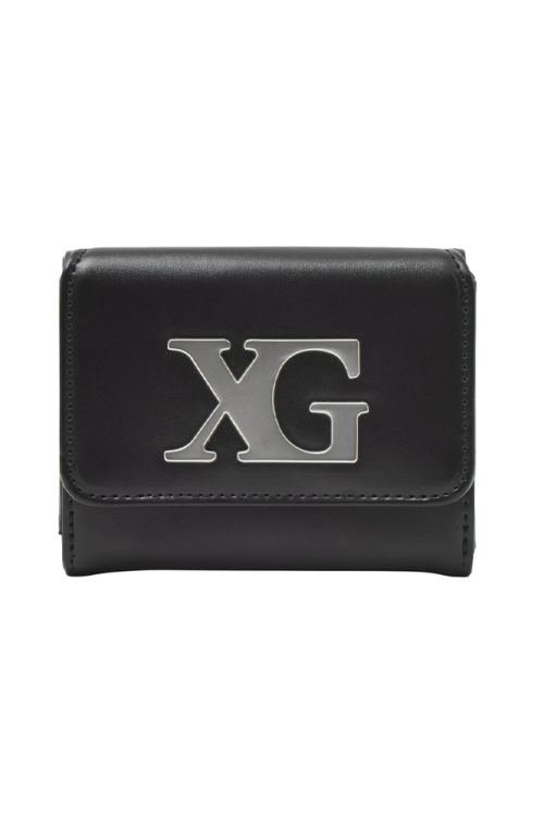 X-girl エックスガール 105261054012 XG EMBLEM CLASP MINI WALLET 財布 BLACK 正規通販 レディース
