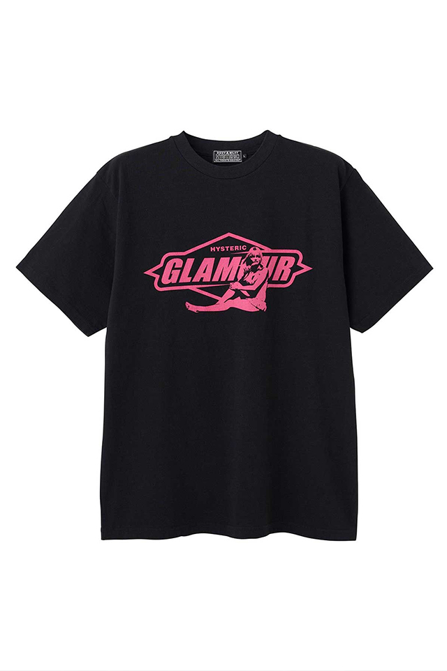 HYSTERIC GLAMOUR ヒステリックグラマー 02261CT32 HYSTERIC SUN DIAMOND Tシャツ BLACK 正規通販 メンズ