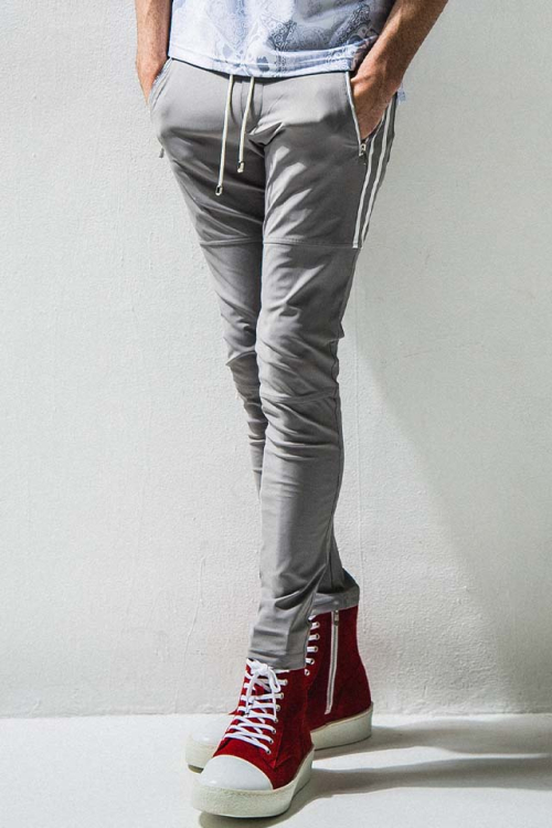 RESOUND CLOTHING リサウンドクロージング BAISIC-ST-009 Johnson LINE NYLON PT ジョンソンラインナイロンパンツ GRAYWH 正規通販 メンズ 2025年8月10日入荷予定