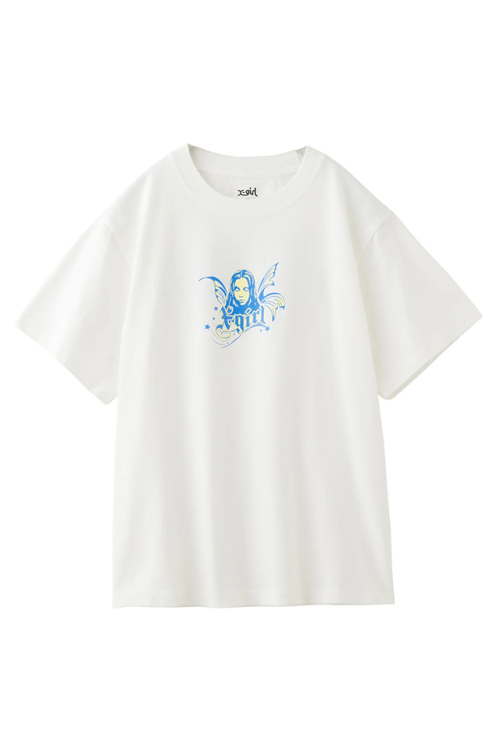 X-girl エックスガール 105252011025 FAIRY FACE S/S TEE Tシャツ WHITE 正規通販 レディース