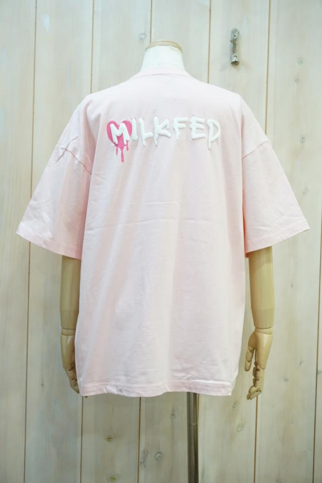 ★新品★ ミルクフェド Tシャツ ピンク色 Mサイズ 定価4400円