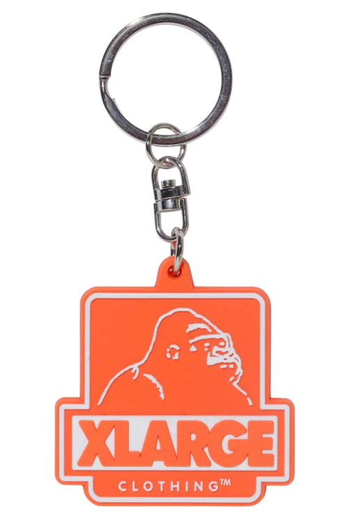 XLARGE エクストララージ 101221054001 OG RUBBER KEYHOLDER XLARGE ラバーキーホルダー ORANGE 正規通販 メンズ レディース