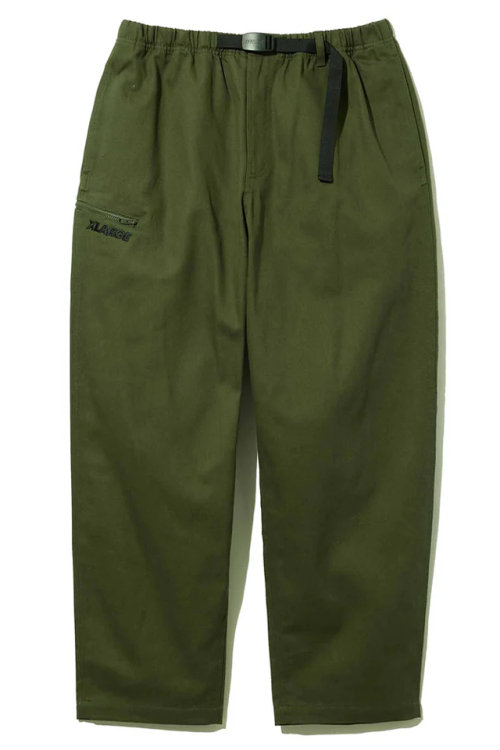 XLARGE エクストララージ 101233031019 RESORT WORK PANTS XLARGE ワークパンツ OLIVE 正規通販 メンズ レディース