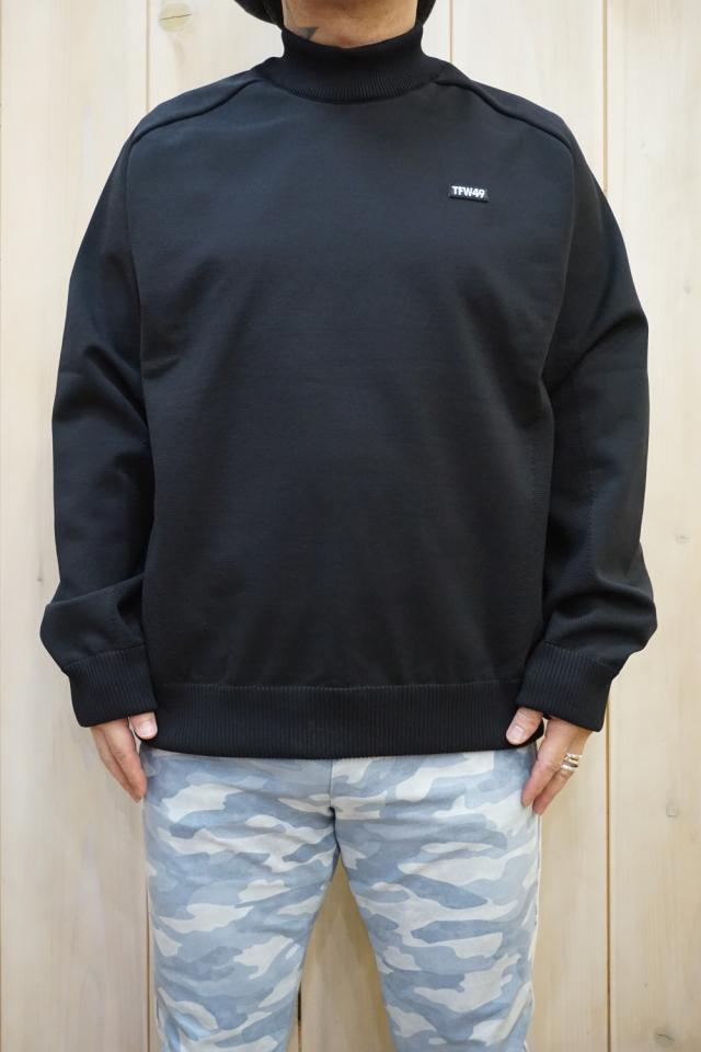 TFW49 T092220002 MOCK NECK KNIT モックネックニット BLACK 正規通販 メンズ ゴルフ