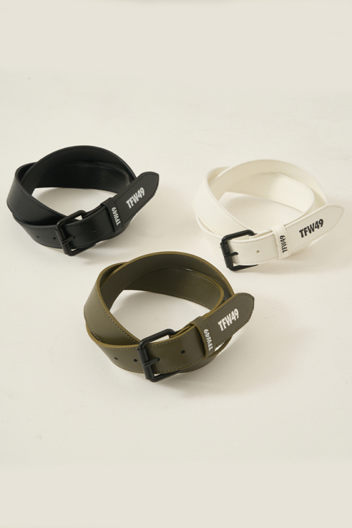 TFW49 ティーエフダブリューフォーティーナイン T132520009 SYNTHETIC LEATHER BELT シンセティックレザーベルト BLACK 正規通販 メンズ ゴルフ 2025年8月31日入荷予定