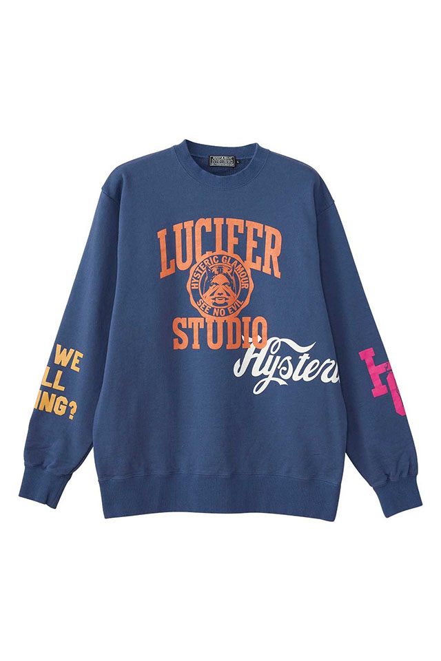 ✨入手困難、完売品✨HYSTERIC GLAMOUR スウェット ベージュXL 激レア 初期 OLD HYSTERIC GLAMOUR 前V 2トーン スウェット